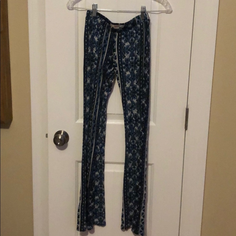 Blue Boho Pants